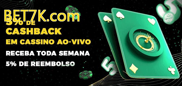 Promoções do cassino ao Vivo BET7K.com